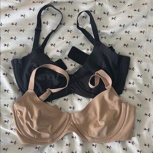 Skims Black and Tan Women's Bras